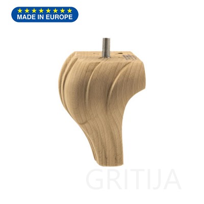 Medinė koja 0252H120 Medinė koja 0252H120